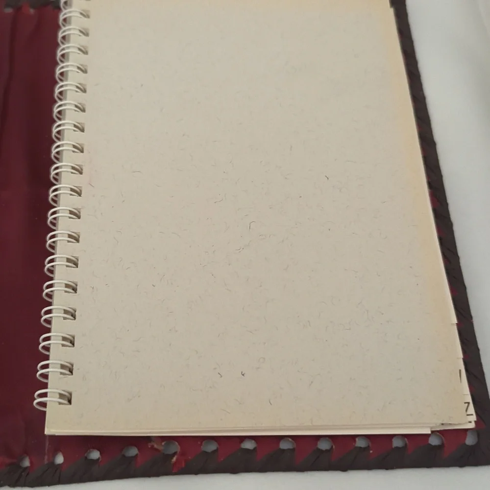 Leather Note And Address Book - Picture 4 of 6